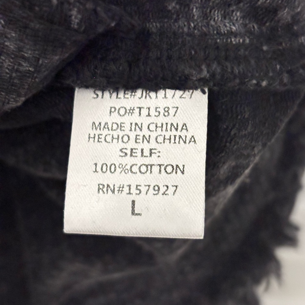 LA MIEL Black Corduroy Lightweight Jacket - Picture 11 of 11